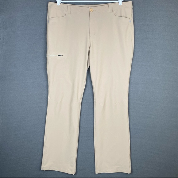 Eddie Bauer Pants - Eddie Bauer Travex Chino‎ Pants Women's 18 Cargo Lightweight Outdoor Hiking